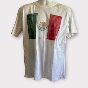 Vintage Mexico Flag Single Stitch